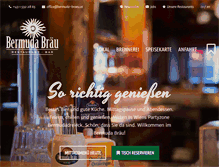 Tablet Screenshot of bermuda-braeu.at